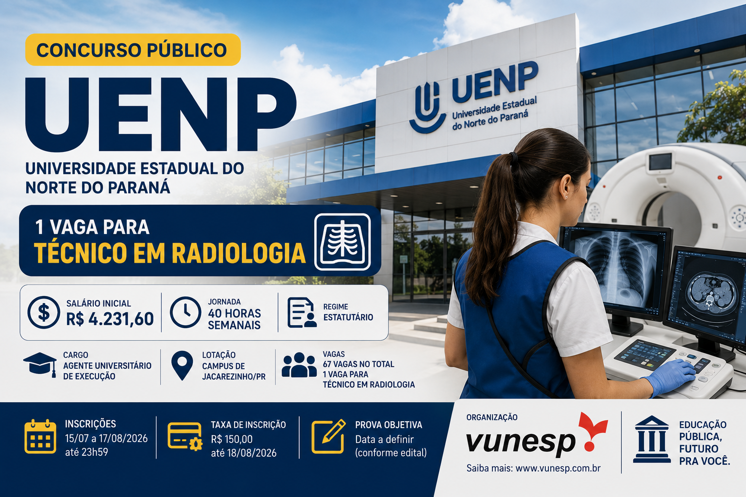Concurso UENP Técnico em Radiologia - Portal da Radiologia