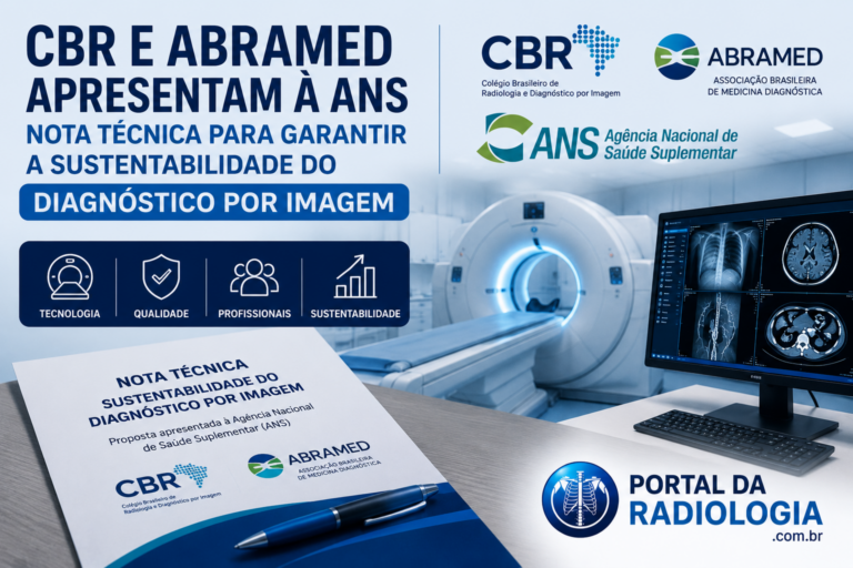 Imagem ilustrativa sobre CBR e Abramed apresentam à ANS proposta para fortalecer a sustentabilidade do diagnóstico por imagem no Portal da Radiologia.
